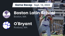 Recap: Boston Latin School vs. O'Bryant  2022