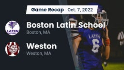 Recap: Boston Latin School vs. Weston  2022
