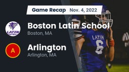Recap: Boston Latin School vs. Arlington  2022