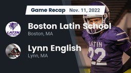 Recap: Boston Latin School vs. Lynn English  2022