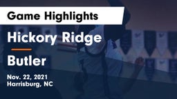 Hickory Ridge  vs Butler  Game Highlights - Nov. 22, 2021