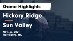 Hickory Ridge  vs Sun Valley  Game Highlights - Nov. 30, 2021