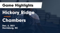 Hickory Ridge  vs Chambers Game Highlights - Dec. 6, 2021