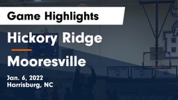 Hickory Ridge  vs Mooresville  Game Highlights - Jan. 6, 2022