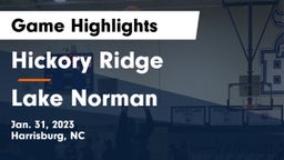 Hickory Ridge  vs Lake Norman  Game Highlights - Jan. 31, 2023