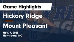 Hickory Ridge  vs Mount Pleasant  Game Highlights - Nov. 9, 2023