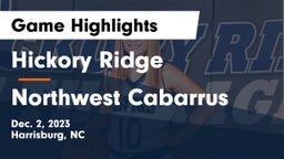 Hickory Ridge  vs Northwest Cabarrus  Game Highlights - Dec. 2, 2023