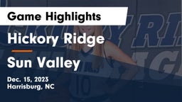 Hickory Ridge  vs Sun Valley  Game Highlights - Dec. 15, 2023