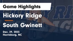 Hickory Ridge  vs South Gwinett Game Highlights - Dec. 29, 2023