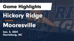 Hickory Ridge  vs Mooresville  Game Highlights - Jan. 5, 2024