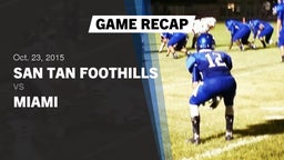 Recap: San Tan Foothills  vs. Miami  2015