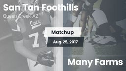 Matchup: San Tan Foothills vs. Many Farms  2017
