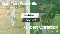 Matchup: San Tan Foothills vs. Gilbert Christian  2017