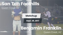 Matchup: San Tan Foothills vs. Benjamin Franklin  2017