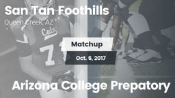 Matchup: San Tan Foothills vs. Arizona College Prepatory 2017