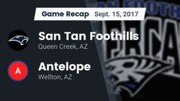 Recap: San Tan Foothills  vs. Antelope  2017