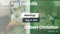 Matchup: San Tan Foothills vs. Gilbert Christian  2018