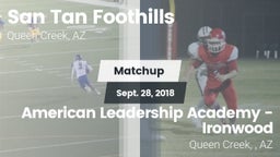 Matchup: San Tan Foothills vs. American Leadership Academy - Ironwood 2018