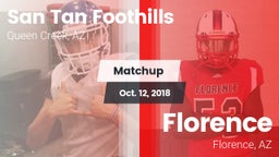 Matchup: San Tan Foothills vs. Florence  2018