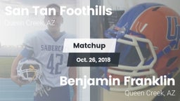 Matchup: San Tan Foothills vs. Benjamin Franklin  2018