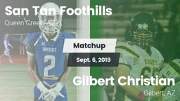 Matchup: San Tan Foothills vs. Gilbert Christian  2019