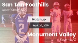 Matchup: San Tan Foothills vs. Monument Valley  2019