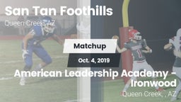 Matchup: San Tan Foothills vs. American Leadership Academy - Ironwood 2019
