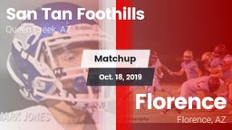 Matchup: San Tan Foothills vs. Florence  2019