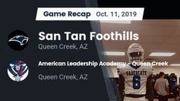 Recap: San Tan Foothills  vs. American Leadership Academy - Queen Creek 2019