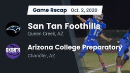 Recap: San Tan Foothills  vs. Arizona College Preparatory  2020