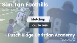 Matchup: San Tan Foothills vs. Pusch Ridge Christian Academy  2020