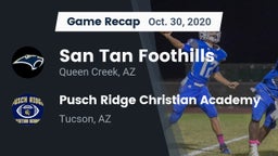 Recap: San Tan Foothills  vs. Pusch Ridge Christian Academy  2020