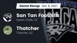 Recap: San Tan Foothills  vs. Thatcher  2021