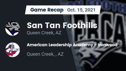 Recap: San Tan Foothills  vs. American Leadership Academy - Ironwood 2021