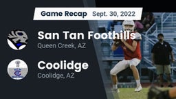 Recap: San Tan Foothills  vs. Coolidge  2022