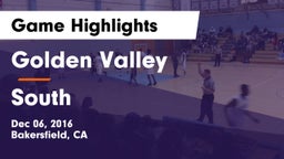 Golden Valley  vs South  Game Highlights - Dec 06, 2016