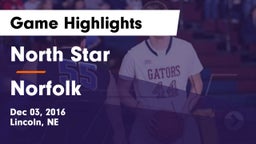 North Star  vs Norfolk  Game Highlights - Dec 03, 2016