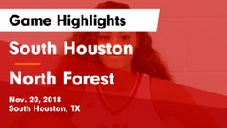 South Houston  vs North Forest  Game Highlights - Nov. 20, 2018