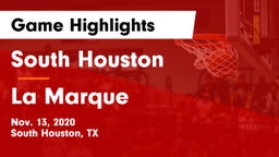 South Houston  vs La Marque  Game Highlights - Nov. 13, 2020