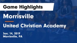 Morrisville  vs United Christian Academy Game Highlights - Jan. 14, 2019