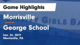 Morrisville  vs George School Game Highlights - Jan. 26, 2019