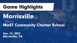 Morrisville  vs MaST Community Charter School Game Highlights - Jan. 14, 2022