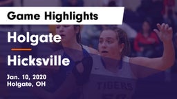 Holgate  vs Hicksville  Game Highlights - Jan. 10, 2020