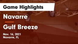 Navarre  vs Gulf Breeze Game Highlights - Nov. 16, 2021