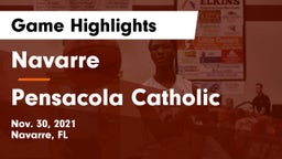 Navarre  vs Pensacola Catholic  Game Highlights - Nov. 30, 2021