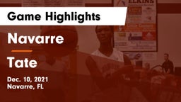 Navarre  vs Tate  Game Highlights - Dec. 10, 2021