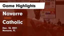 Navarre  vs Catholic Game Highlights - Dec. 18, 2021