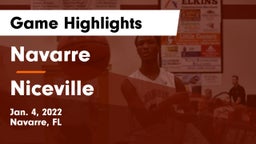 Navarre  vs Niceville Game Highlights - Jan. 4, 2022