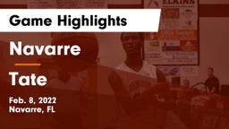 Navarre  vs Tate Game Highlights - Feb. 8, 2022