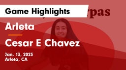 Arleta  vs Cesar E Chavez  Game Highlights - Jan. 13, 2023